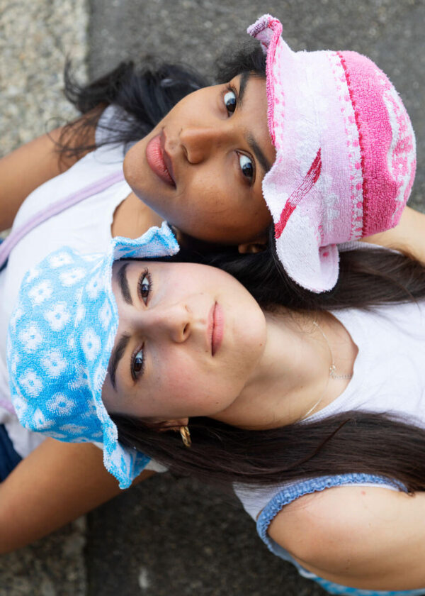 Bucket Hat Flowers Pink