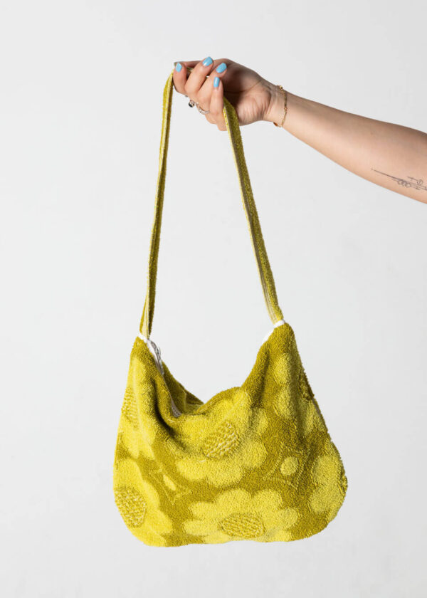 Kurva Bag Flowers Green