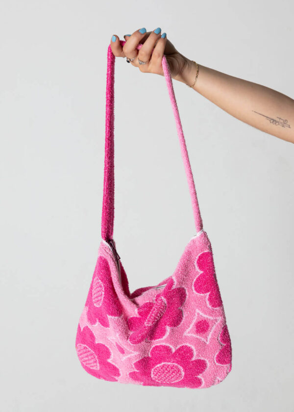 Kurva Bag Flowers Pink