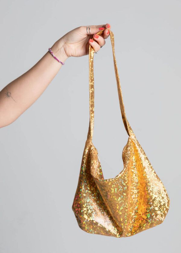 Kurva Bag Glitter Gold