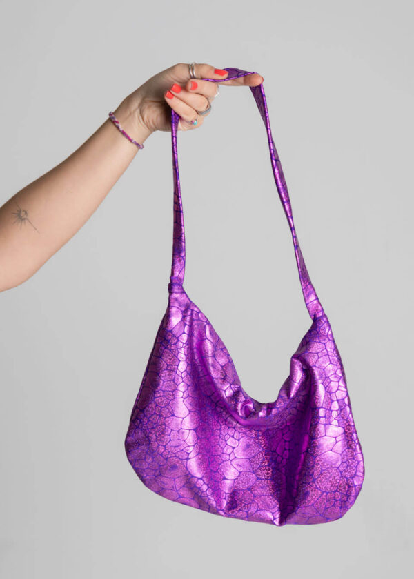 Kurva Bag Glitter Snake Purple