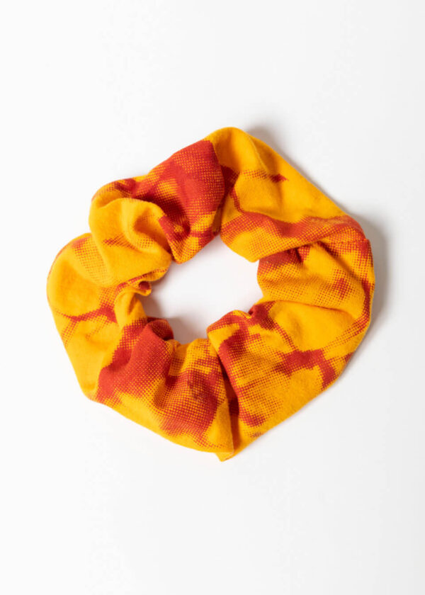 Scrunchie Aqua Grapefruit